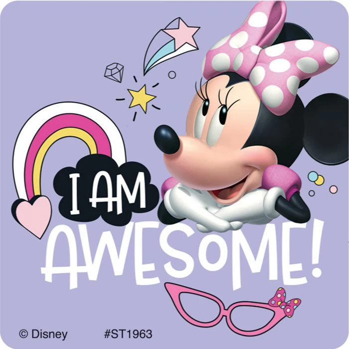 Pegatinas Minnie Mouse x 5 - Minnie Mouse Fiesta de Cumpleaños Favores Botín Impresionante Foto 2 de 4