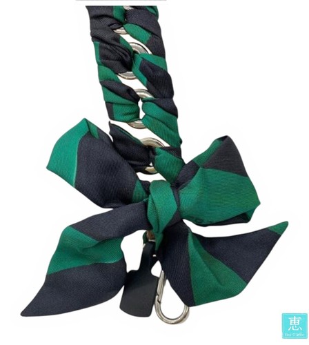 FENDI Handle Leather Strap Black/Green - Picture 3 of 5