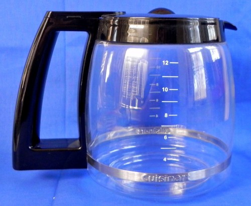 Cuisinart Coffeemaker Replacement Carafe DCC-1200PRC, Black Top, 12 Cup, Exc. - Picture 4 of 12