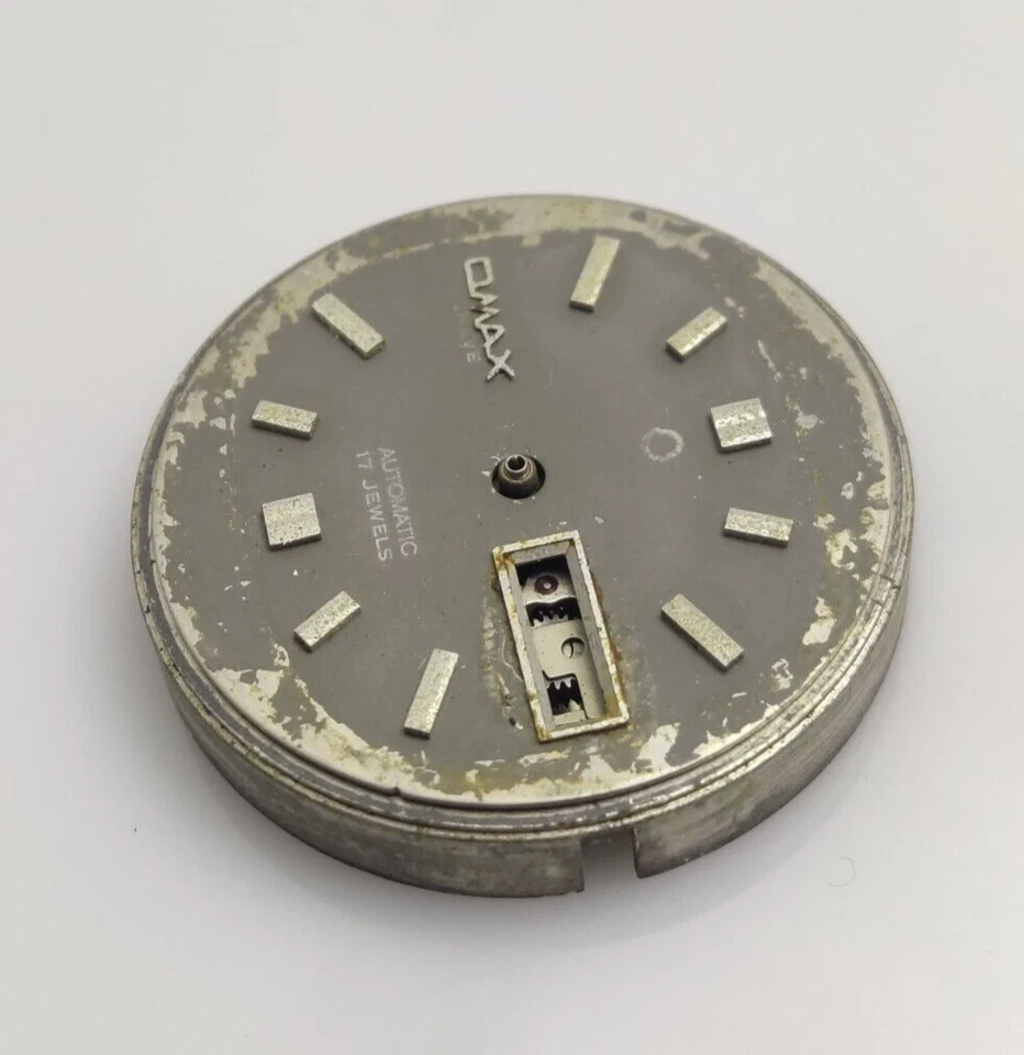 Vintage Omax Geneve 17Jewels Automatic Movement Men Wrist Watch For Parts/Repair - Image 4 of 4