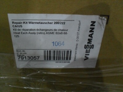 Viessmann 7913057 Heat Exchanger Assembly retro ASME B2xB 68-125