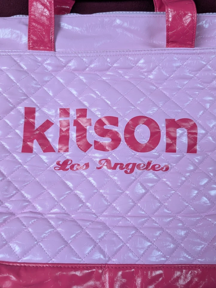 Kitson Bolso de Mano Los Angeles Rosa Monedero Bolso de Mano Almacenamiento Asa Llevar Foto 4 de 4