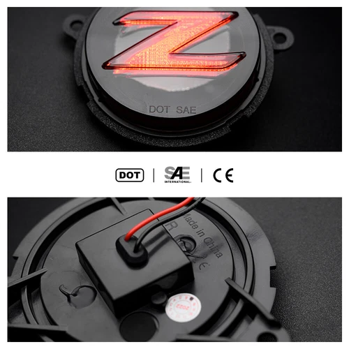Luz de señalización lateral LED de parachoques trasero con letra "Z" ahumada para BMW Z4 E85 E86 2003-2008 - Imagen 8 de 10