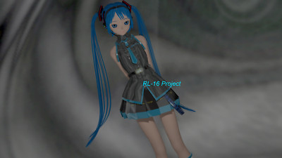 Anime happy miku blender long hair 3d blue hatsune Playmat Gaming Mat