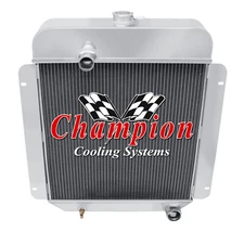 3 Row Discount Champion Radiator for 1954 1955 1956 Ford Mainline L6 Engine