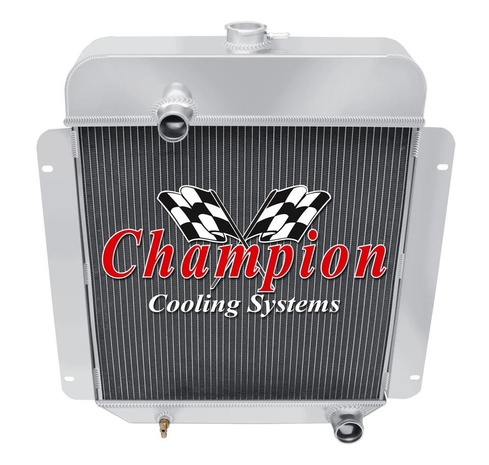 3 Row Kool Champion Radiator for 1954 1955 1956 Ford Club L6 Engine #CC5456-6 - Изображение 3 из 4