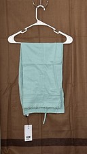 Pakistani Cotton Trouser Size- 10 Color-blue L-34in Bottom-9.5in Hip-38 Khaadi