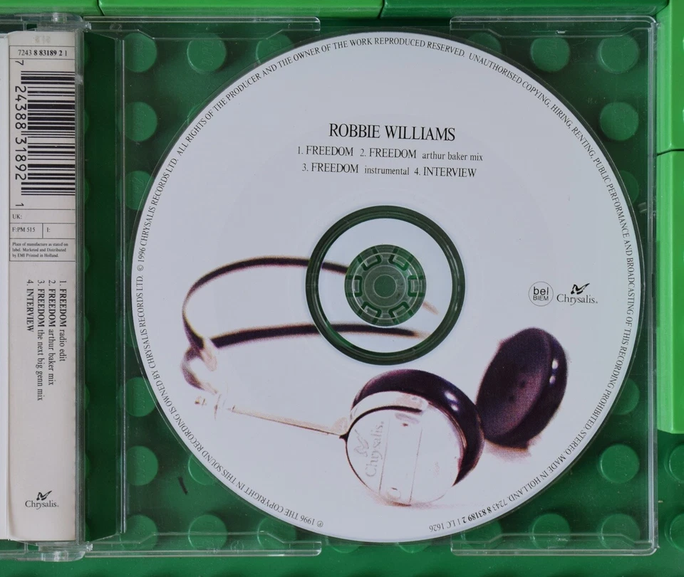 Robbie Williams - Freedom - Chrysalis - CD Single - Bild 3 von 4