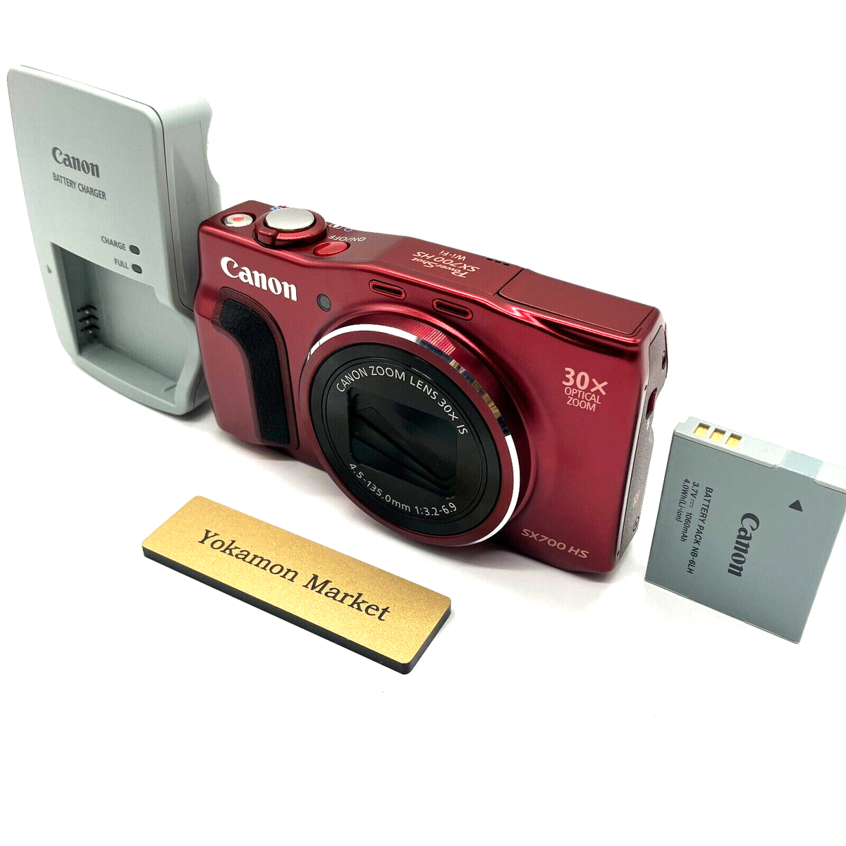 Canon PowerShot SX700 HS Red Wi-Fi 16.1MP Digital Camera Used | eBay