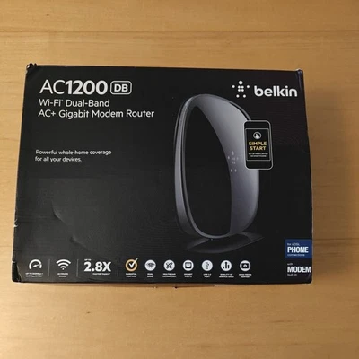 Belkin AC1200 DB Dual Band Wi-Fi Router Opened Unused