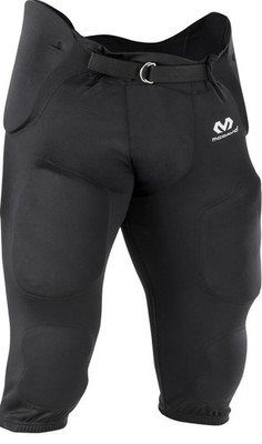 New Black MCDAVID Football Pants 7 Pad-Youth Large
