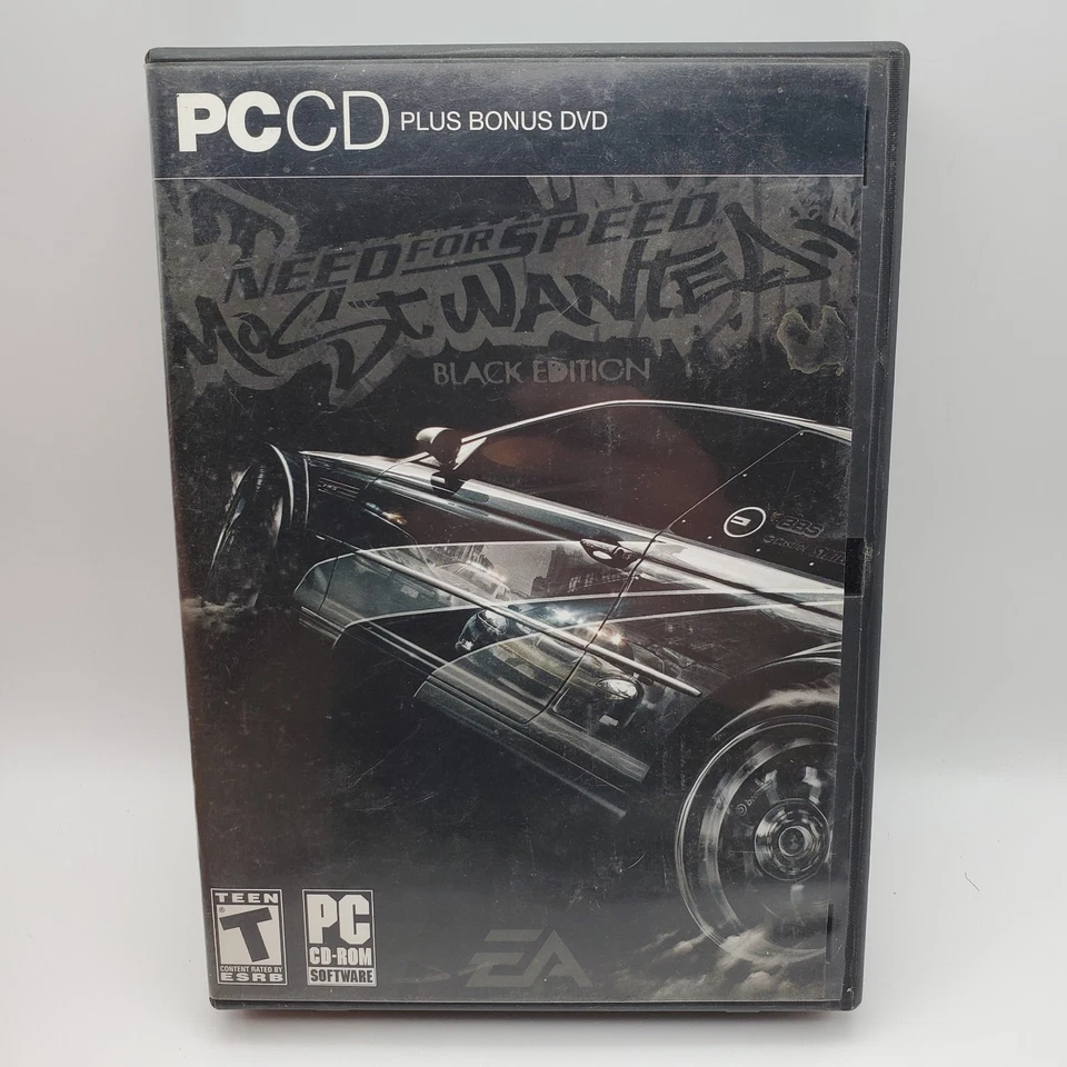 Need for Speed: Most Wanted: Black Edition (PC, 2005) CIB W/ DVD & Serial Key - Image 2 of 4