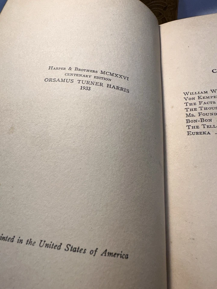 The Works Of Edgar Allan Poe Volumes 2/4 & 8 Standard Book Co Hardcover-1933 Set Foto 3 de 4