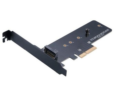 Akasa M.2 X4 PCI-E Adapter Karte - schwarzes PCB