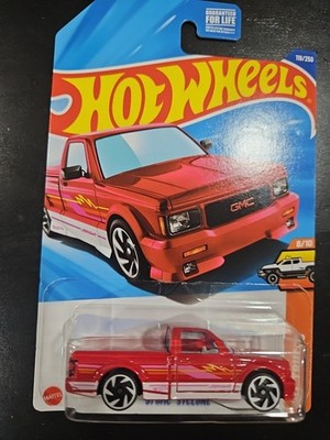 New Case Q 2025 Hot Wheels 91 GMC Cyclone Red Recolour FAST BOX SHIPPING