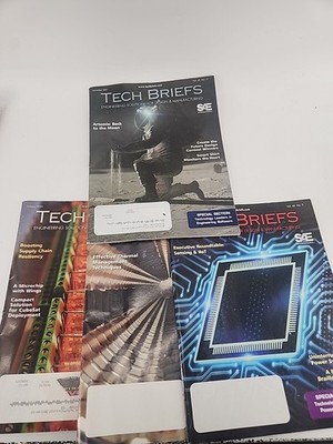Tech Briefs Engineering Solutions for Design Lot Of 4 2021 & 2022 Technology