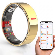 Smart Ring Health Fitness Tracker Sleep Heart Rate Monitor Men Women Android iOS
