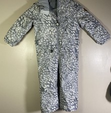 Obermeyer Ski Suit Kids Sz 5 Quinn One-Piece Insulated Front Zip Waterproof