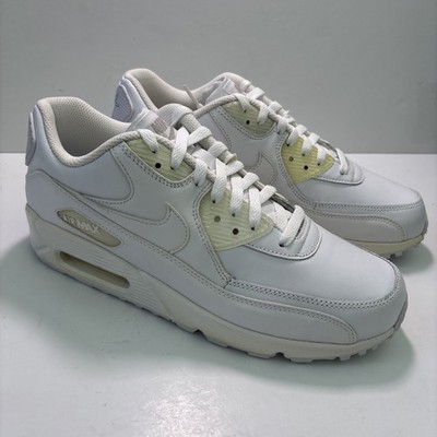 NEW IN BOX 2014 Nike Air Max 90 White Leather Size 9 OG Box