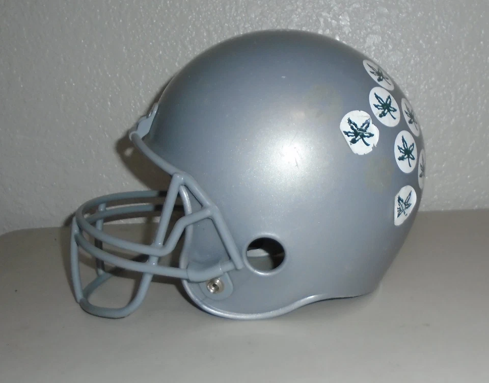 Футбольный шлем Franklin Ohio State Buckeyes NCAA молодежный детский реплика с наклейками - Изображение 2 из 4