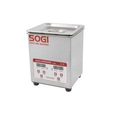 Vasca lava pezzi ultrasuoni riscaldata 2L SOGI VL-U200R acciaio inox