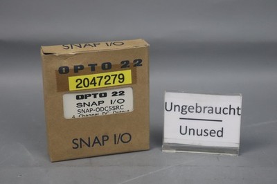 OPTO 22 SNAP-ODC5SRC SNAP I/O 4 Channel DC Output 3/4 A per Channel  Unused OVP