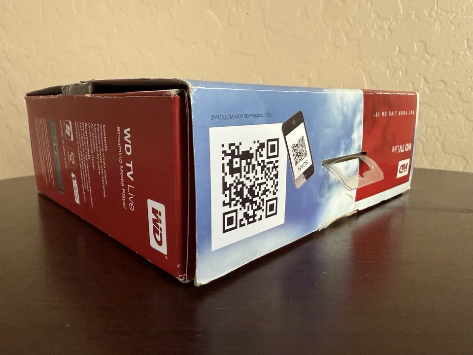 WD TV Live Media Player Wi-fi 1080p Model C3H ( New) - Image 3 of 4