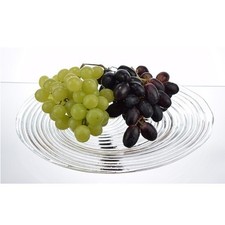 Glass Display Plate Cake Wedding Party 29 cm Spiral