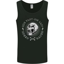Ride Fast Die Motorcycle Motorbike Biker Mens Vest Tank Top