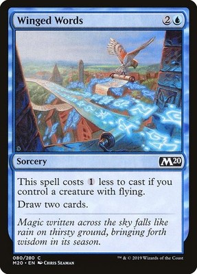 Winged Words Foil Core Set 2020 80 NM MTG