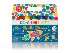 Kids Washable Dot Art Markers - New Metallic Shimmer Paint Daubers ... Fast Ship