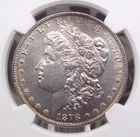 1878 "P" 7/8 TF Morgan SILVER Dollar **STRONG** $1 NGC AU58 #022 About Unc ECC&C