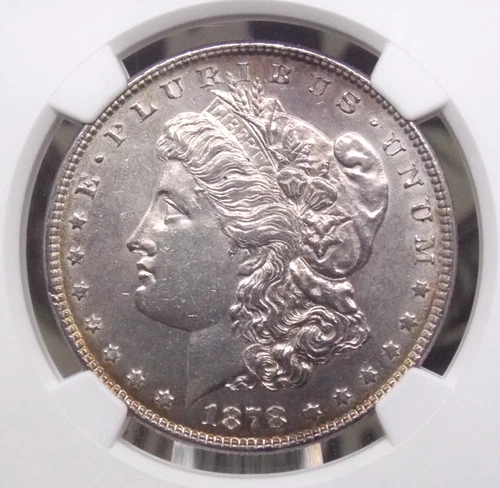 1878 "P" 7/8 TF Morgan SILVER Dollar **STRONG** $1 NGC AU58 #022 About Unc ECC&C