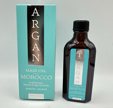 Argan Hair Oil From Morocco 3.4 Oz Alcohol Free All Hair Types Treatment NIB