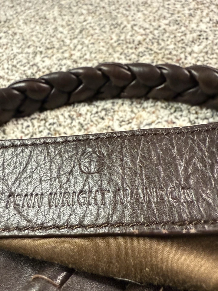 Bolso de Hombro Hobo Fenn Wright Manson Grande Cuero Marrón Trenzado Foto 2 de 4