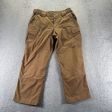 5.11 Tactical Pant Mens 32x26 Brown Cargo Straight Leg Travel Utility Workwear