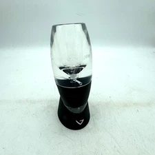 Vinturi Essential Wine Aerator with Base Black Clear Wine Pourer Decanter Tool