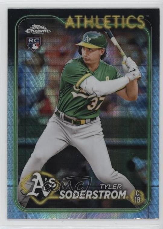 2024 Topps Chrome Prism Refractor Tyler Soderstrom #298 19yg