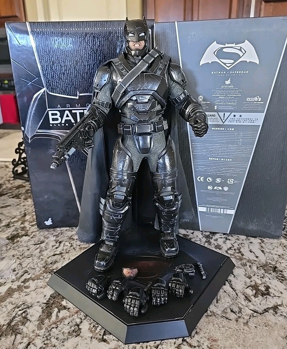 Hot Toys Armored Batman Black Chrome Version MMS356 Sideshow