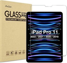 iPad Pro 11 Inch Screen Protector, Tempered Glass Protective Film Guard