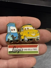 Disney Loungefly Pin Set Pixar Cars & Signs Luigi Guido Casa Della Tires #177885