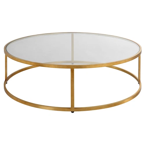Uttermost Radius Modern Circular Coffee Table - Picture 2 of 5