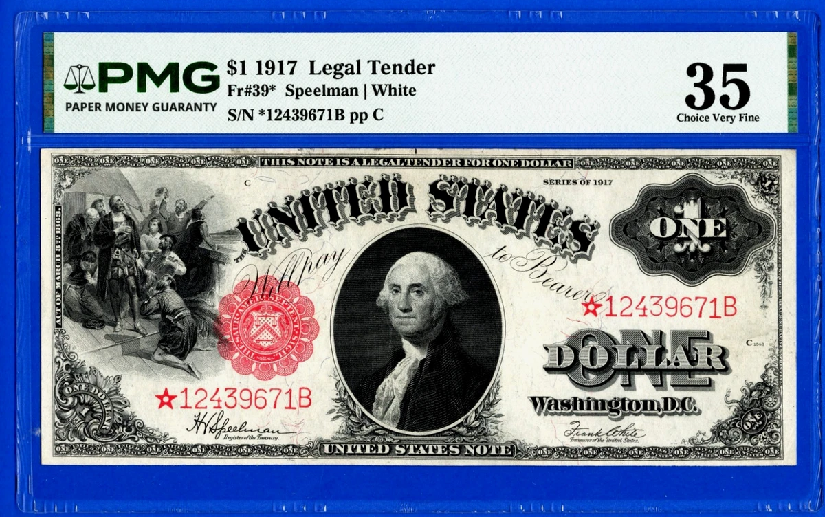 1917 $1 PMG United States Large Size Notes for sale | eBay