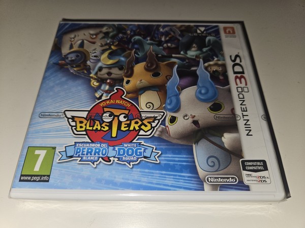 YO-KAI WATCH BLASTERS BLANCO NINTENDO 3DS PAL ESPAÑA NUEVO PRECINTADO MINT NEW