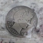 1904 Barber Half Dollar Silver 50C Circulated Business Strike US Coin