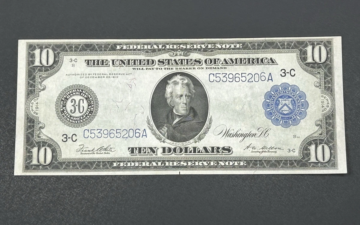 ベリーズ 10ドル　未使用 Circulated $10 US Federal Reserve Large Notes for sale | eBay