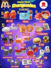 YOU PICK - 2026 McDonald's CHANGEABLES Happy Meal Toy - Select 1 - 16 New in Box