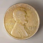 1924 P Lincoln Wheat Penny Improper Alloy Error Wood Grain Woody