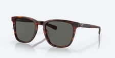 Costa Del Mar Sullivan Matte Tortoise/Gray 580G Polarized 53 mm Sunglasses