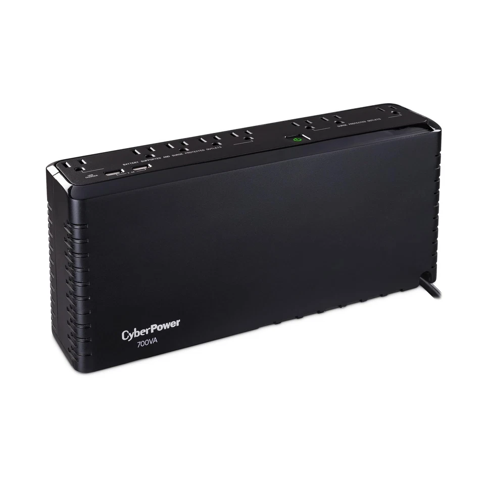 SL700U Standby UPS System, 700VA/370W, 8 Outlets, Slim Profile, Black - Image 3 of 4